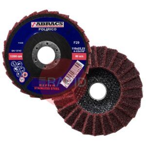 Polishing Flapdisc Maroon 115mm