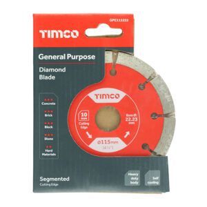 GP Diamond Blade Seg 115 x 22.2