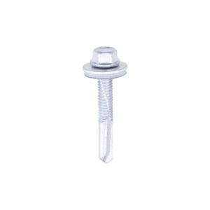 5.5 x 38 Hex Screw W16 SDRILL No5 BIMET Box 100