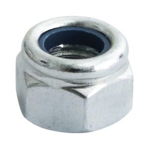 M16 Nylon Nut Type P DIN 982 BZP Box 100