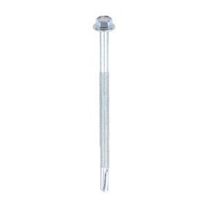 5.5 x 100 Hex Screw S/DRILL No5 Zinc Box 100