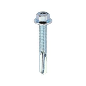 5.5 x 38 Hex Screw S/DRILL No5 Zinc Box 100