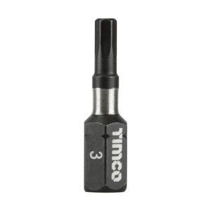 3.0 x 25 Impact 25mm Hex Bits Pack 10