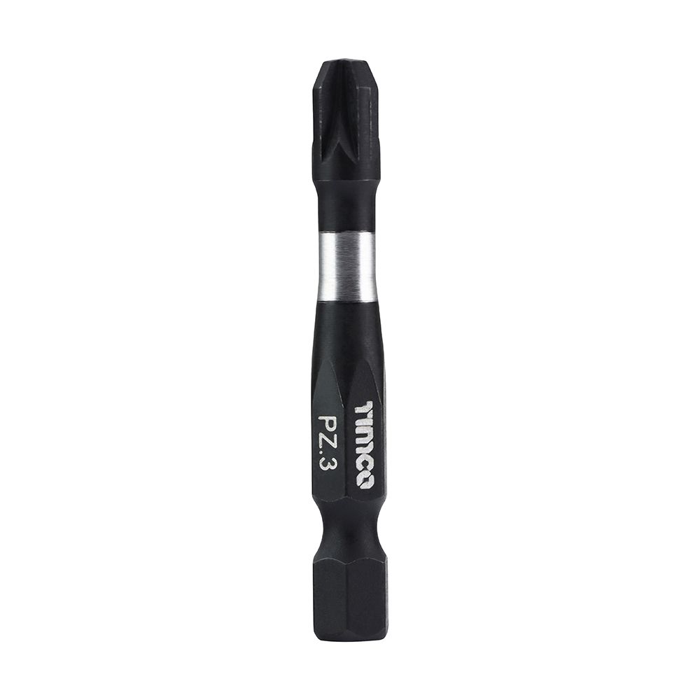 No.3 x 50 Impact Pozi Driver Bit Pack 5
