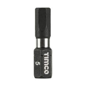 5.0 x 25 Impact 25mm Hex Bits Pack 10