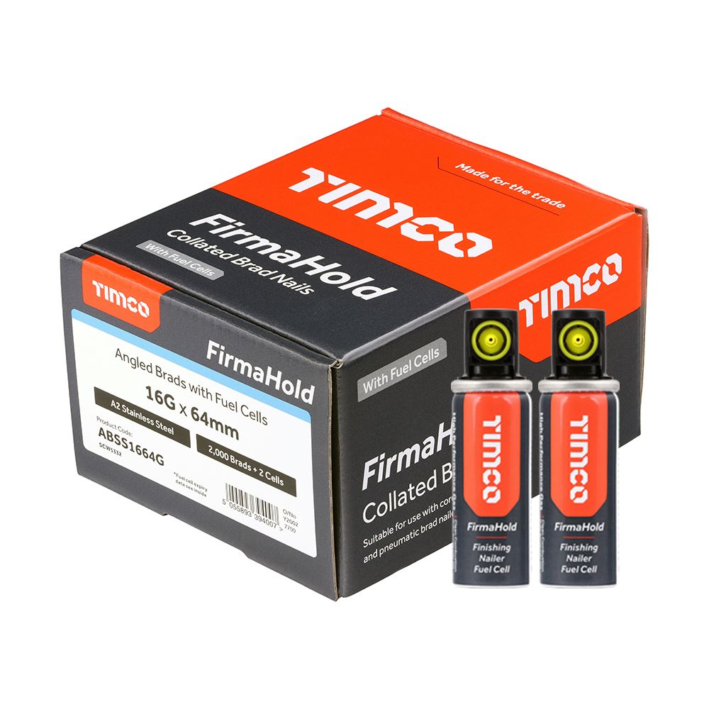 16 x 64/2BFC FirmaHold AG Brad & Gas A2 SS Box 2000