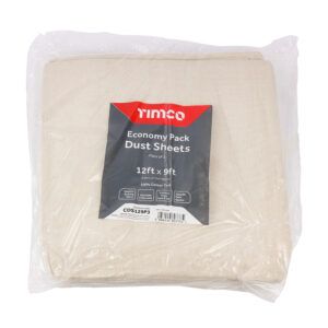 12ft x 9ft Economy Dust Sheets 3pk