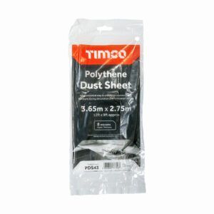 3.65m x 2.75m Polythene Dust Sheet