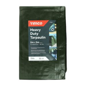 2 x 3m Heavy Duty Tarpaulin Green